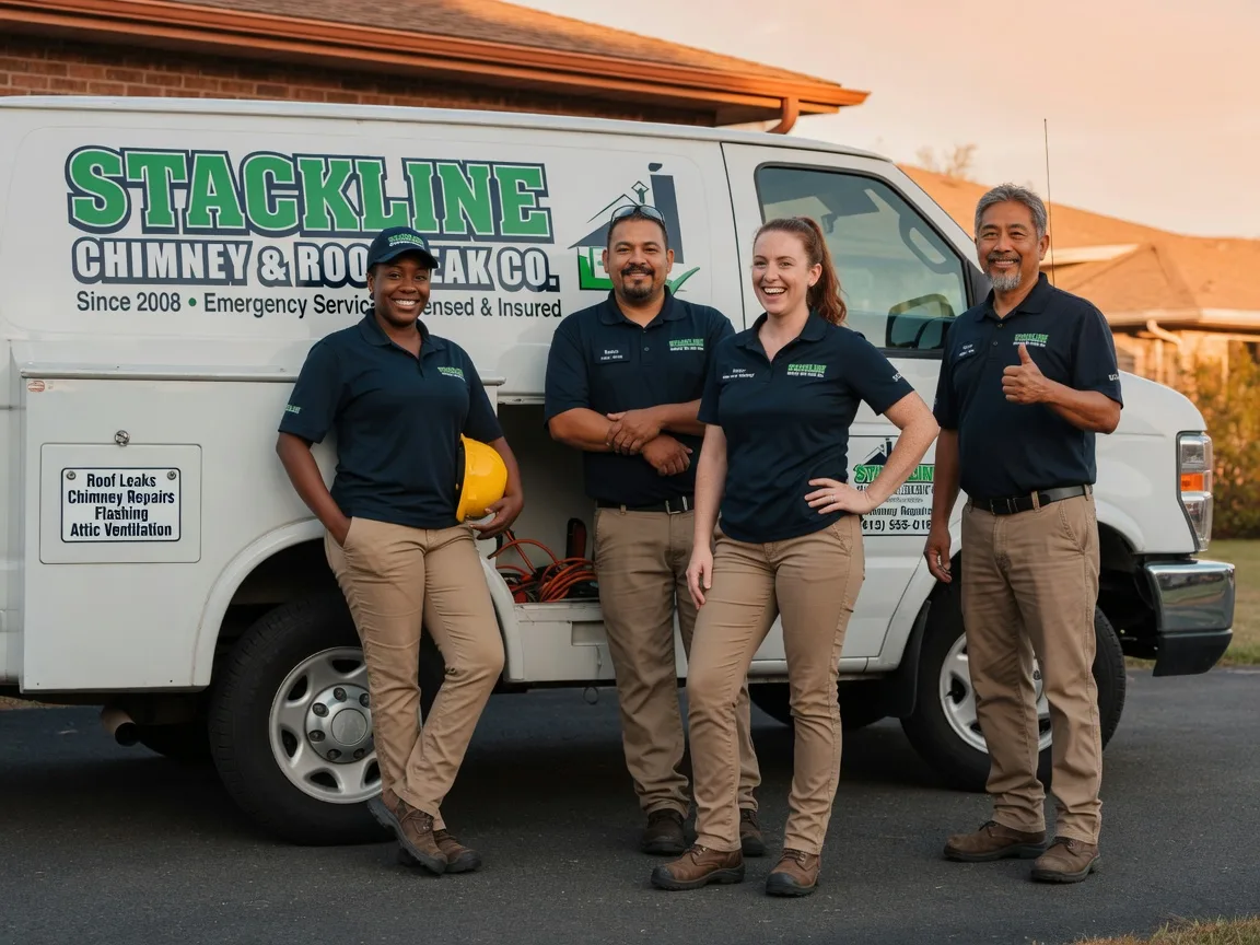 Chimney flashing repair company in Highland, CA
